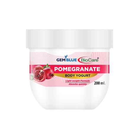 Buy Gemblue Biocare Pomegranate Body yogurt, (200 ml) - Purplle