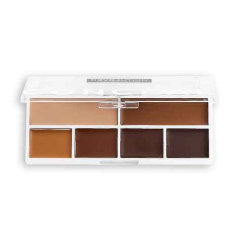 Buy Makeup Revolution Relove Conceal Me Palette Dark 11.2 GM - Purplle