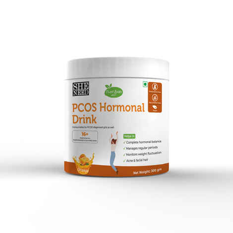 Buy SheNeed Plant Based PCOS Hormonal Drink For Women With Beet Root Extract, Cranberry Extract, Ashwagandha For Hormonal, Period Cycle & Weight Balance For PCOD- 300 gm - Purplle