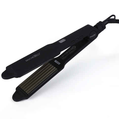 Buy IKONIC PROFESSIONAL Crimper - S9+ | Black | Ceramic Tourmaline | Corded Electric | Hair Type - All | Heating Temperature - Up To 230 Degrees Celsius - 1 Pc - Purplle