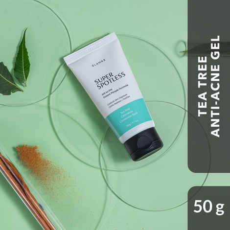 Buy Glamrs SUPER SPOTLESS AM to PM Potent Pimple Potion with Tea Tree Oil, Vitamin E and Neem Extract for Pimples, Acne Prone and Sensitive Skin (50 gm) - Purplle