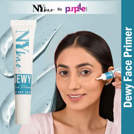 Buy NY Bae Dewy Primer | Hydrating | With Hyaluronic Acid | Minimizes Pores | Evens Out Skintone | Long Lasting Makeup | 13 gm - Purplle