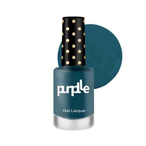 Buy Purplle Nail Lacquer, Blue, Matte - High On Money 13 | No streaks | Chip resistent | Long Lasting | One-swipe Application | Quick Drying | Highly Pigmented (9 ml) - Purplle