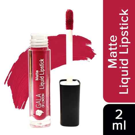 Buy Gala of London Matte Liquid Lipstick (Waterproof, Transfer Proof, Mask Proof, 12H Lasting) - 09 Pink Doll (2 ml) - Purplle