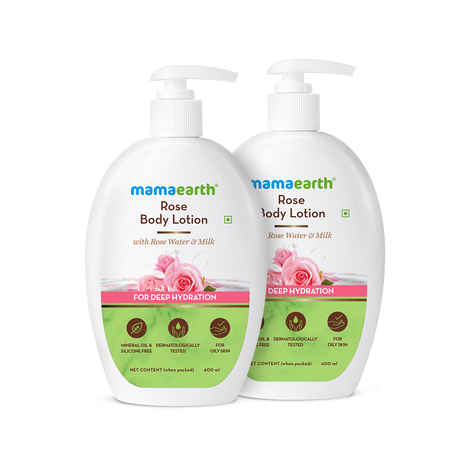 Buy Mamaearth Rose Body Lotion - Pack of 2 - Purplle