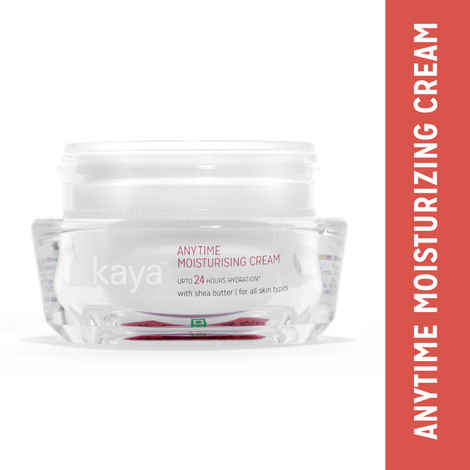 Buy Kaya Anytime Moisturising Cream Shea and Kokum butter enriched daily use cream moisturizer for face 24hr hydration for all skin types 50 ml - Purplle