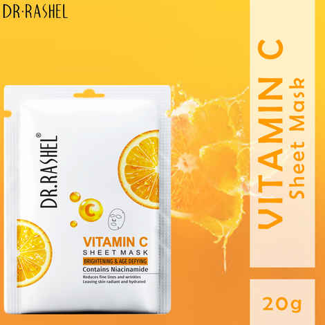 Buy Dr.Rashel Vitamin C Serum Sheet Mask Suitable For All Skin Type - Purplle