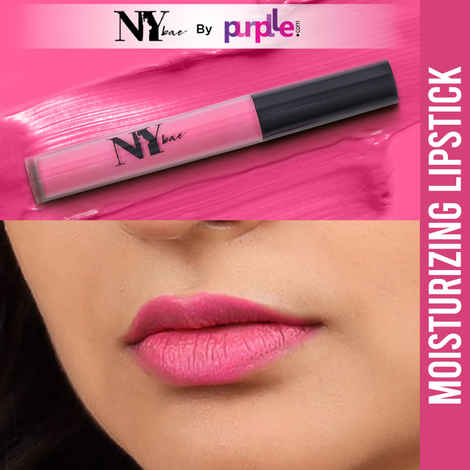 Buy NY Bae Moisturizing Liquid Lipstick - Trip to the Museum 20 (2.7 ml) | Pink | Matte Finish | Enriched with Vitamin E | Highly Pigmented | Non-Drying | Lasts Upto 12+ Hours | Weightless | Vegan | Cruelty & Paraben Free - Purplle