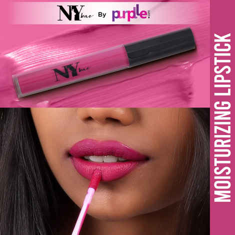 Buy NY Bae Moisturizing Liquid Lipstick - Sitcom Special 12 (2.7 ml) | Pink | Matte Finish | Enriched with Vitamin E | Highly Pigmented | Non-Drying | Lasts Upto 12+ Hours | Weightless | Vegan | Cruelty & Paraben Free - Purplle