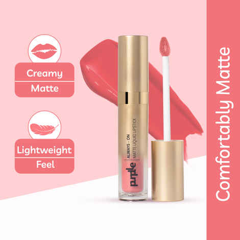 Buy Purplle Always - On Matte Liquid Lipstick - Kool Kombucha 02 (6.5 ml) - Purplle