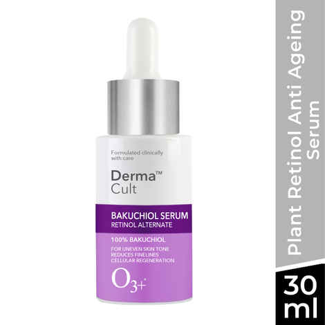 Buy O3+ Derma Cult Bakuchiol Serum 100% Plant Retinol (30 ml) - Purplle