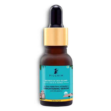 Pilgrim Skin Brightening Serum with Alpha Arbutin & Vitamin C for Glowing Skin, 5 ml