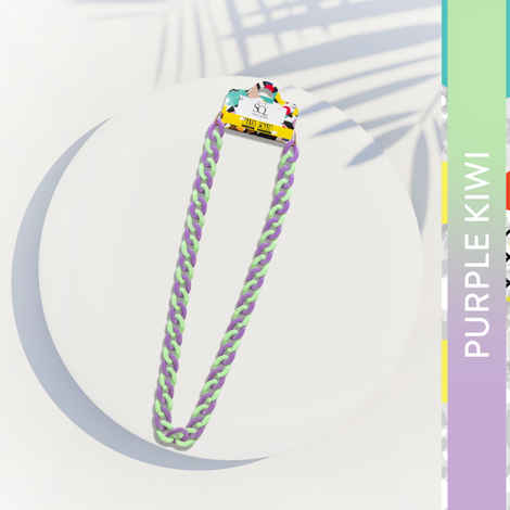 En-chain-ting Mask Chains by Stay Quirky - Purple Kiwi