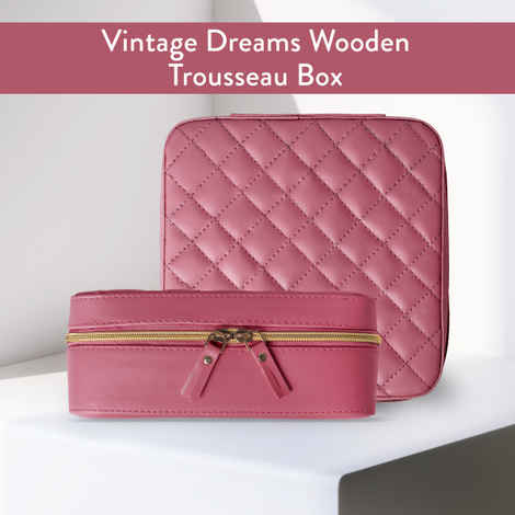 Stay Quirky Vintage Dreams Wooden Trousseau Box 1 Pc