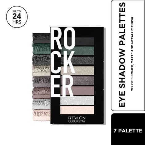 Buy Revlon Colorstay Look Book Eye Shadow Palette - Rocker - Purplle