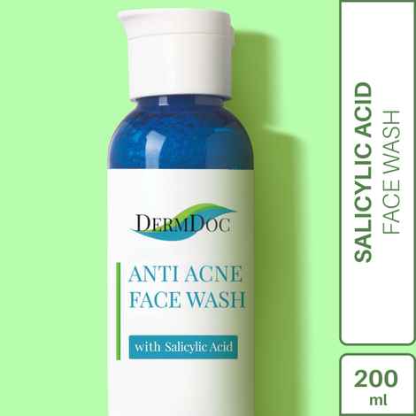 DermDoc Salicylic Acid Face Wash for Acne (200 ml)