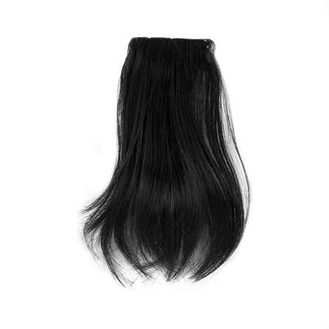 Buy Streak Street Natural Black Clip-in Bangs 1 Pc - Purplle