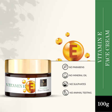 Buy Good Vibes Nourishing Face Cream - Vitamin E (100 g) - Purplle