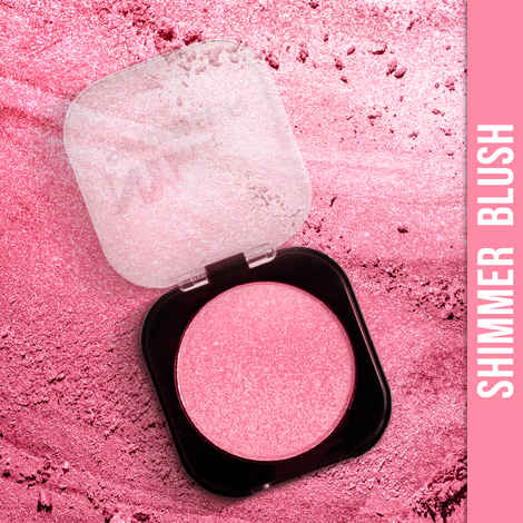 Buy NY Bae Shimmer Blush - Pink Spell 01 (4 g) | 2 in 1 Blush + Highlighter | Pink | Rich Colour | Super Blendable | Multipurpose - Purplle