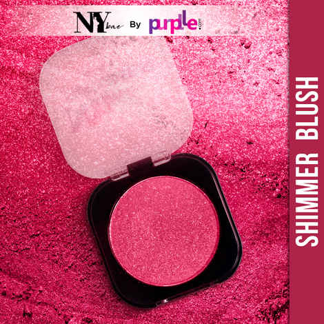 Buy NY Bae Shimmer Blush - Rose Wonder 02 (4 g) | 2 in 1 Blush + Highlighter | Rose | Rich Colour | Super Blendable | Multipurpose - Purplle