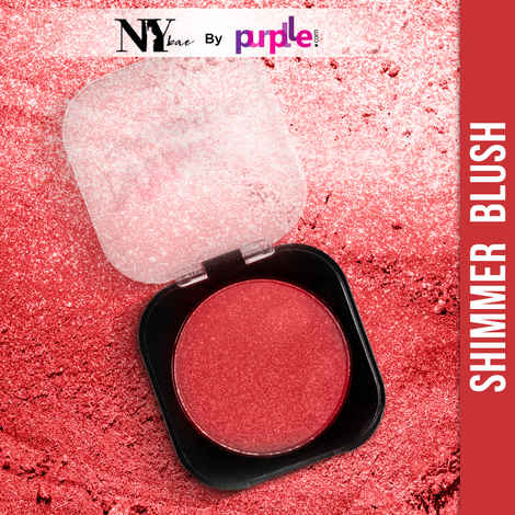 Buy NY Bae Shimmer Blush - Red Enchant 04 (4 g) | 2 in 1 Blush + Highlighter | Red | Rich Colour | Super Blendable | Multipurpose - Purplle
