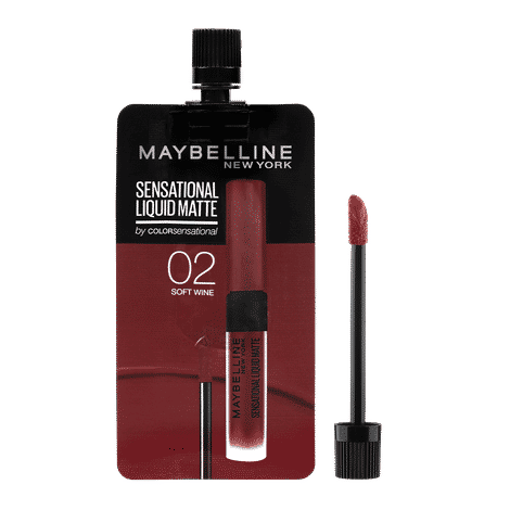 Maybelline New York Color Sensational Liquid Matte Mini Pack - 02 Soft Wine, 2 ml