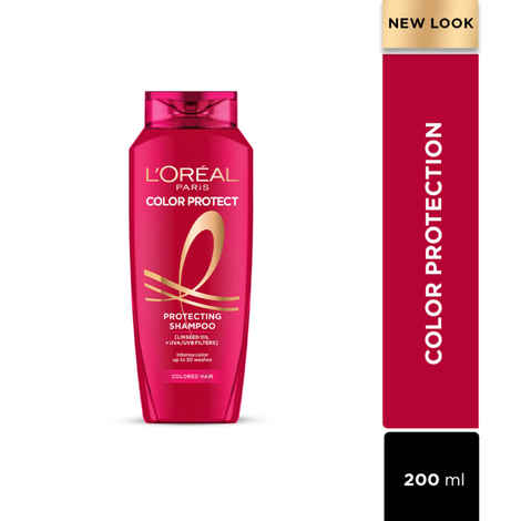 Buy L'Oreal Paris Protecting Nourishing Shampoo - Colour Protection, 180 ml Bottle - Purplle