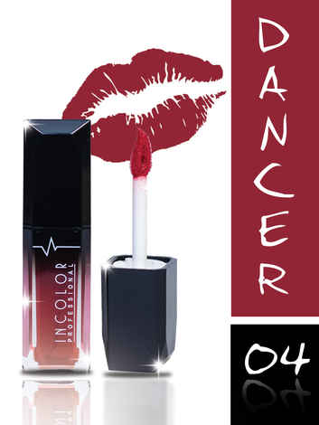 Buy Incolor Professional Matte Mini Lip Gloss 04 Dancer (8) ml - Purplle