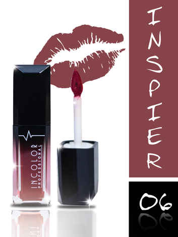 Buy Incolor Professional Matte Mini Lip Gloss 06 Inspire (8) ml - Purplle