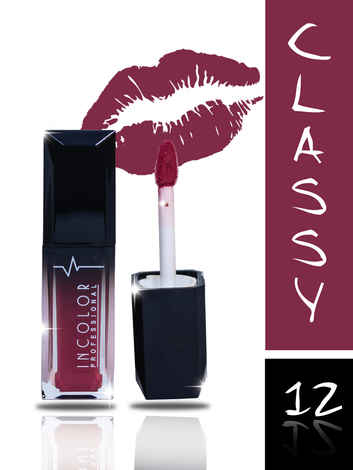 Buy Incolor Professional Matte Mini Lip Gloss 11 Sassy (8) ml - Purplle