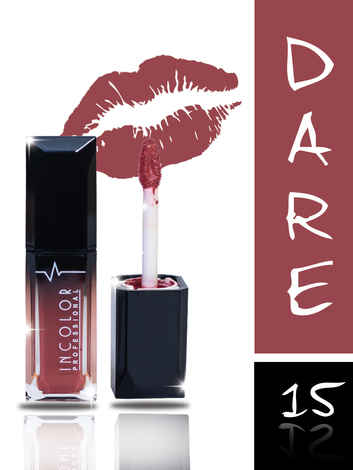 Buy Incolor Professional Matte Mini Lip Gloss 15 Dare (8) ml - Purplle