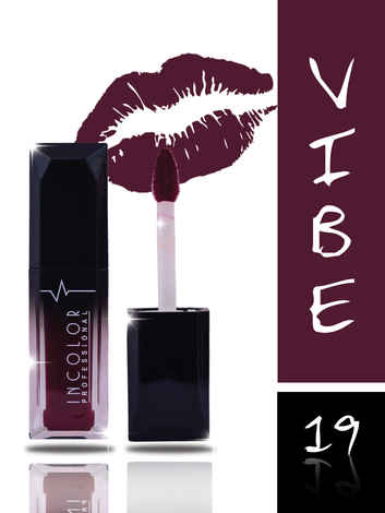 Buy Incolor Professional Matte Mini Lip Gloss 19 Vibe (8) ml - Purplle