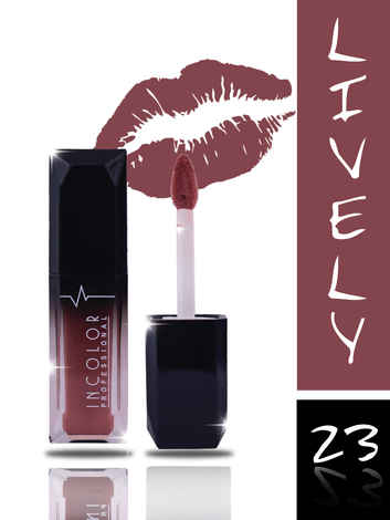Buy Incolor Professional Matte Mini Lip Gloss 23 Lively (8) ml - Purplle