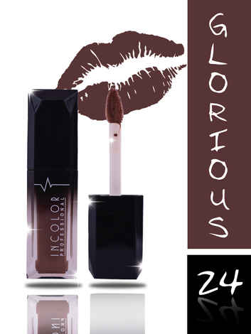 Buy Incolor Professional Matte Mini Lip Gloss 24 Glorious (8) ml - Purplle