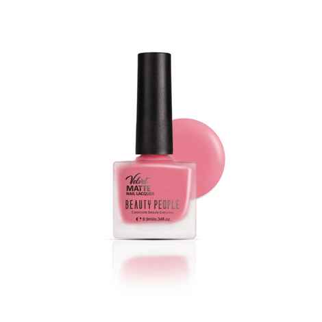 Buy Beauty People Velvet Matte Nail Polish matte me ballenrina 1010 - Purplle