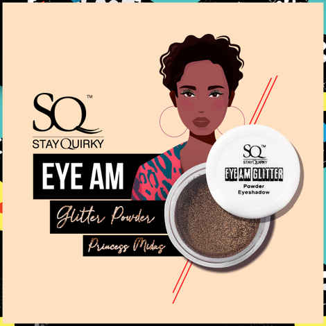 Buy SQ Eye Am Glitter- Powder Eyeshadow - Princess Midas 11 (2.5 gm) - Purplle