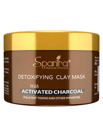Buy Spantra Detoxifying Clay Mask with Activated Charcoal (125 g) - Purplle