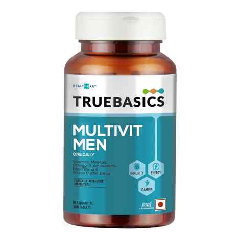 Buy TrueBasics Multivit Men, 30 Tablets - Purplle