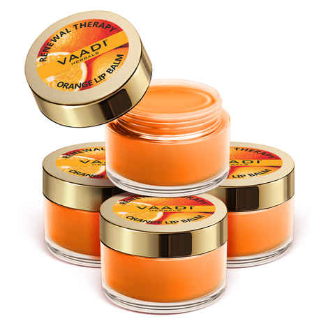Buy Vaadi Herbals Orange & Shea Butter Lip Balm Value Pack Of 4 (4 X 10 g) - Purplle