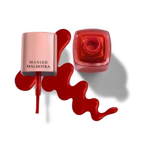 Buy Manish Malhotra Beauty By MyGlamm Gel Finish Nail Lacquer-Sienna Crush-10 ml - Purplle