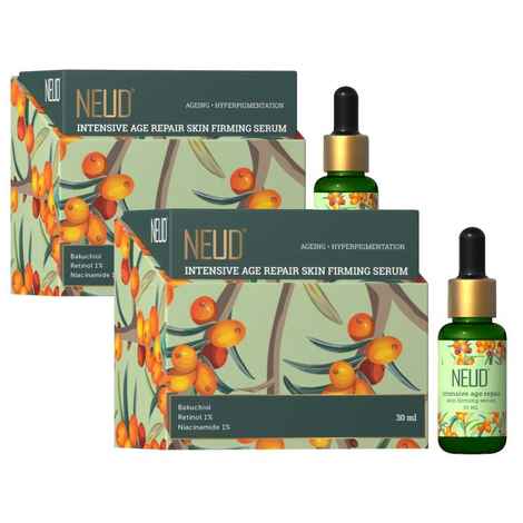 Buy NEUD Intensive Age Repair Skin Firming Serum With Retinol, Niacinamide & Bakuchiol - 2 Packs (30 ml Each) - Purplle
