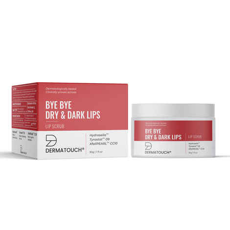 Buy Dermatouch Bye Bye Dry & Dark Lips Lip Scrub 30g - Purplle