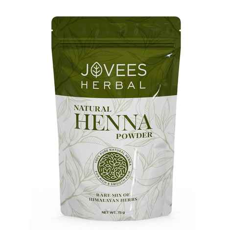Jovees Herbal Mehandi/Henna Powder | With Amla, Shikakai & Brahmi Powder | For Extra Conditioning | Control Hair Fall & Repairs Damaged Hair 75 gm