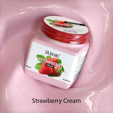 Dr.Rashel Revitalize Strawberry Face and Body Cream For All Skin Type (380 ml)