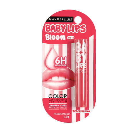 Buy Maybelline New York Baby Lips Color Bloom - Peach Bloom (1.7 g) - Purplle
