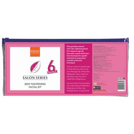 Buy VLCC Salon Series Skin Tightening Facial Kit (240 g + 12 ml) - Purplle
