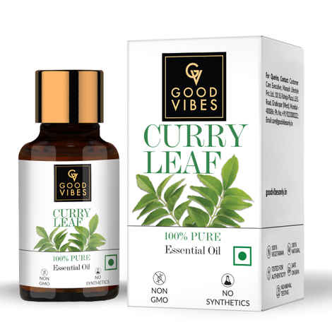 Buy Good Vibes 100% Pure Curry Leaf Essential Oil(10 ml) - Purplle