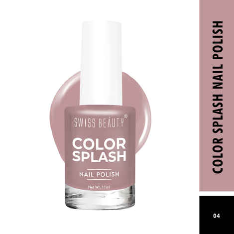 Buy Swiss Beauty Color Splash Nail Polish Shade-04 (11 ml) - Purplle