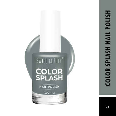 Buy Swiss Beauty Color Splash Nail Polish Shade-21 (11 ml) - Purplle