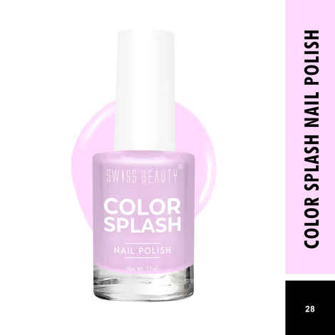 Buy Swiss Beauty Color Splash Nail Polish Shade-28 (11 ml) - Purplle